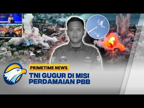 [FULL] PRAJURIT TNI GUGUR DISERANG RUDAL ISRAEL | Primetime News