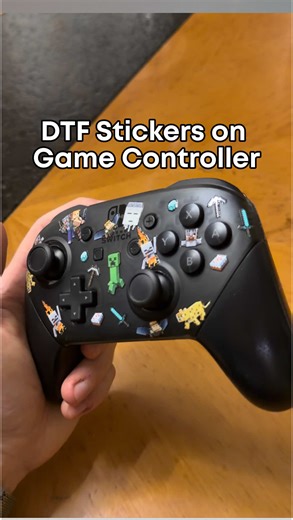 Level up your loadout. ⚔️ Customizing a Switch Pro Controller with Minecraft assets. From creepers to diamond swords, UV transfer printing lets you place high-res graphics anywhere on your gear. #Minecraft #NintendoSwitch #SwitchProController #uvprinting #minecraftmemes 🎥:@David Krammer