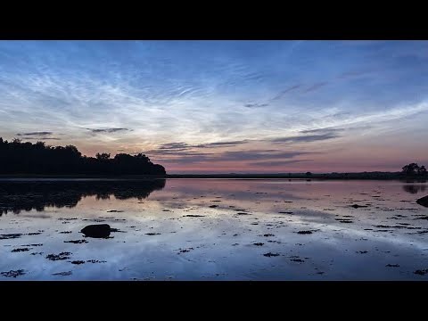 Beautiful Noctilucent Clouds