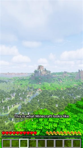 Minecraft at 4000 Chunk Render Distance 🤯