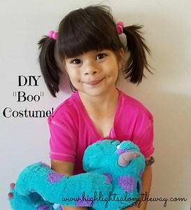 Boo costume. Easy DIY No Sew Boo Costume for this Halloween