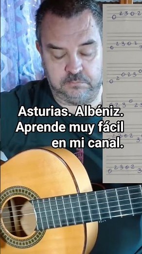 ASTURIAS. ALBÉNIZ. TUTORIAL DE GUITARRA FÁCIL.