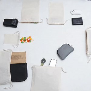 Double Drawstring Reusable and Eco-friendly 100 Percent Cotton Canvas Bags Natural Color - Etsy