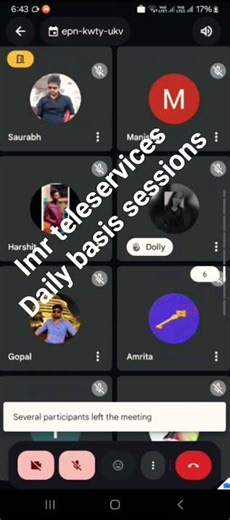 IMR TELESERVICES DAILY BASIS SESSIONS