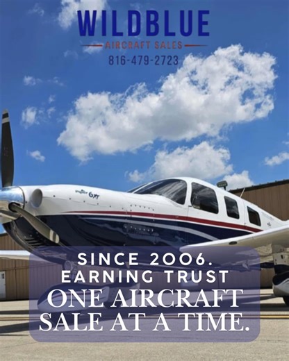 Check out our recent transactions! Thinking about selling? Over the last 18 years we’ve bought and sold hundreds upon hundreds of airplanes. We could show more, but you get the picture… Since 2006. Earning Trust, One Aircraft SALE At A Time. https://www.flywildblue.com/sold #AircraftSales #AircraftBroker #AircraftForSale #GeneralAviation #AviationExperts | WildBlue Aircraft Sales