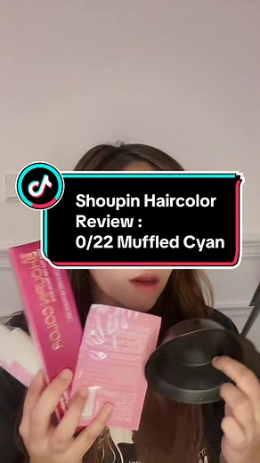 Shoupin Hair Color Review: Muffled Cyan Without Bleach