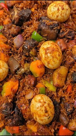 Jollof Rice and Eggs 🍚🥚🔥 | Flavorful & Easy Meal