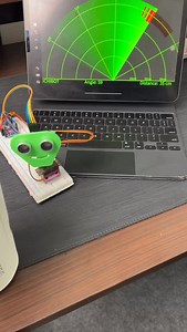 bikin radar pakai arduino, buat deteksi apa ya enaknya? 😀 yang mau codingan dan wiringnya bisa ketik "radar" di kolom komen, bonus desain 3Dnya juga hihihi #Radar #arduino #diyelectronic | Team Ichibot