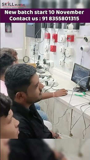 CCTV Camera Live Classrom Practical Training | 100% Hands on practical Training | Skill Mumbai