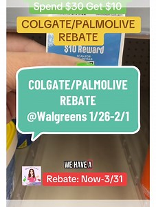 23K views · 383 reactions | Walgreens Colgate deal. Now thru 2/1Rebate is 1/1-3/31, which is in my Linktree. Located in my profile. $31 in Colgate for $2.99 after IBOTTA, and rewards. Hope you score✌#liztheclearancequeen #hopeyouscore✌ #savingmoney #deals #couponer #savemoney #dealsoftheweek #couponing #weeklydeals #walgreens #walgreenscouponing #palmolive #colgate #rebate #ibotta #walgreenscash #registerrewards #walgreensdeals | Liz the Clearance Queen | Facebook