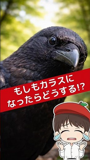 What if you became a crow!? "NHK Enjoy Simple English" (Tuesdays, original fantasy story)