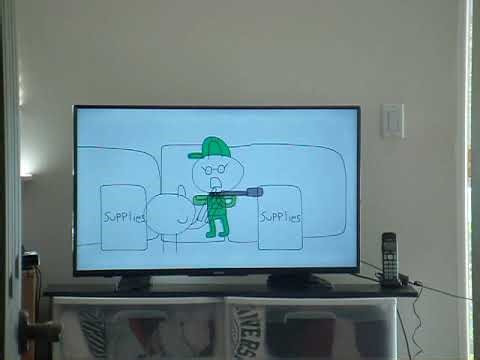 Junior Gets Grounded - Junior punches Gardener