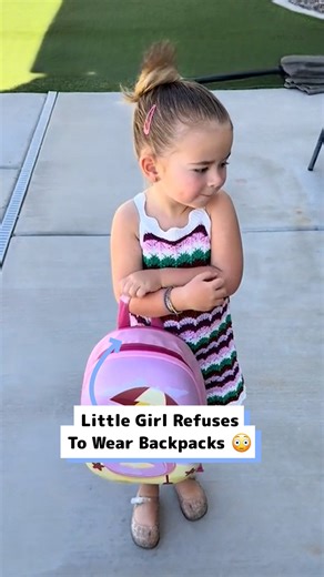 629K views · 375 reactions | My daughter refuses to wear backpacks!  | Kidspiration | Facebook