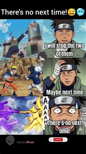 pov: When Iruka sensei wants to stop Naruto and Sasuke battle😅💀#anime #naruto #memes