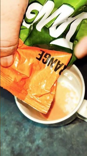 🍊 Refreshing Orange Tang Drink in Just 2 Minutes 🧡 #orangetang #tangdrink