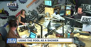 Using the pool as a shower? We discuss with Mojo in the Morning