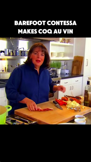 Barefoot Contessa Makes Coq Au Vin #InaGarten #cooking #recipes #fyp #foryou