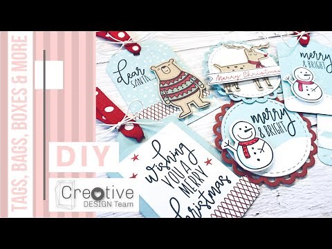 Handmade Christmas Gift Tags // Creative Design Team Video Collab