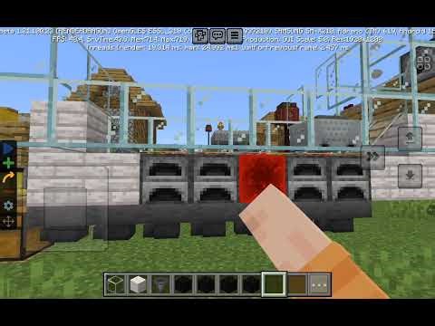 How to make a auto smelting machine easy in minecraft#easy#minecraft