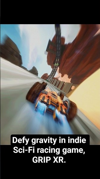 Defy gravity in indie Sci-Fi racing game, GRIP XR! #gaming