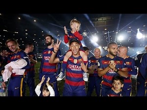 FC Barcelona: Celebrations for the double at Camp Nou
