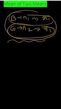 Mean of Means Explained | Statistics Trick for JEE Mains #khamgaon #maths #jeeproblems