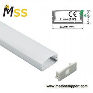 [Hot Item] Guangdong High Quality Linear Rail 2310 Black Anodized LED Steel Aluminum Profile Extrusion