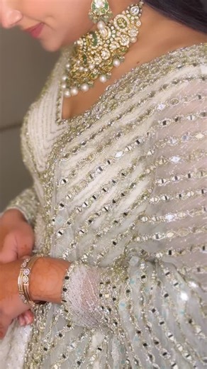 Mansi Bhati on Instagram: "Ivory magic by @rohitbhadanalabel ✨"