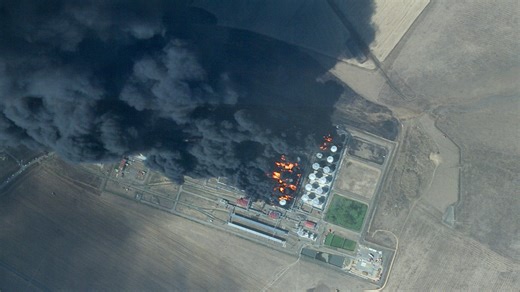 Ukrainian spec ops burn $1B Russian ammo cache 900km deep—mass evacuations confirmed