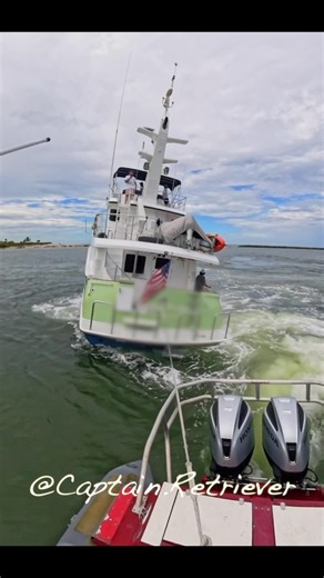 St Lucie Inlet doing what it does best, Shoal.. This boat was in the middle of the “channel”.. There’s water to get through the inlet currently, but you have to be well to the south, and the red still needs to be moved well to the south as well. Of course that can all change in a week.. We offer escorts in the inlet, but they are not covered by memberships. #captainretriever #shoal #inlet #fail #boats #yacht #florida #stuckinthemiddle | Captain Retriever