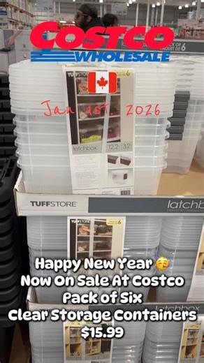 🚨NEW SALE ITEM - Storeage Containers At COSTCO CANADA 🚨#shopping #shorts