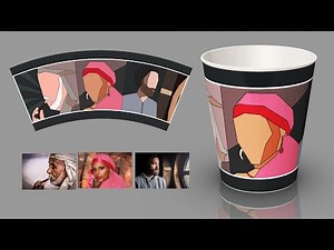 Elevate Your Skills: Master Cup Sleeve Art | Low Poly Portrait Techniques