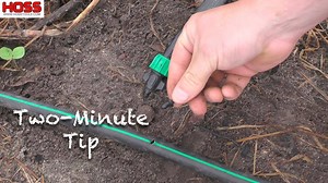 Not only is drip irrigation a great tool for growing a better, healthier garden, but it's also really easy to remove and reuse. #growyourownfood | Hoss