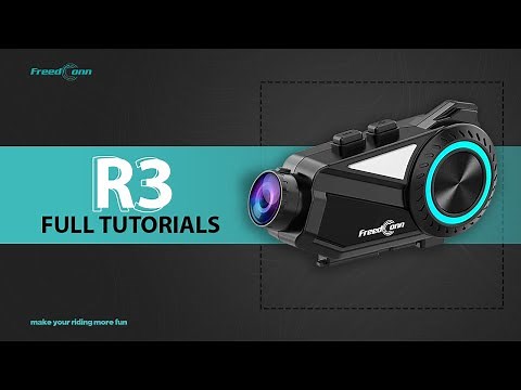 FreedConn R3 Pro Motorcycle Helmet Bluetooth Headset | FULL TUTORIAL