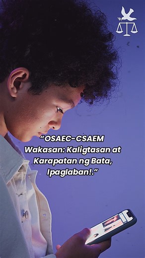Watch: The Commission on Human Rights intensifies its call to end Online Sexual Abuse and Exploitation of Children and Child Sexual Abuse or Exploitation Materials (OSAEC-CSAEM) this National Children’s Month. #CHRngLahat #NaritoAngCHR #NationalChildrensMonth | Commission on Human Rights of the Philippines