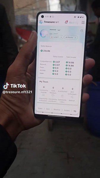Treasure NFT on TikTok