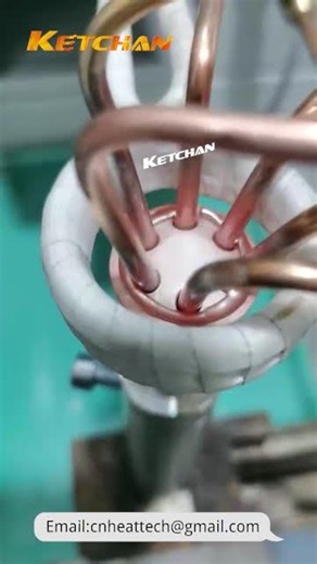 Induction Brazing of 6-Port Refrigerant Distributor | Precise Using One Alloy Ring