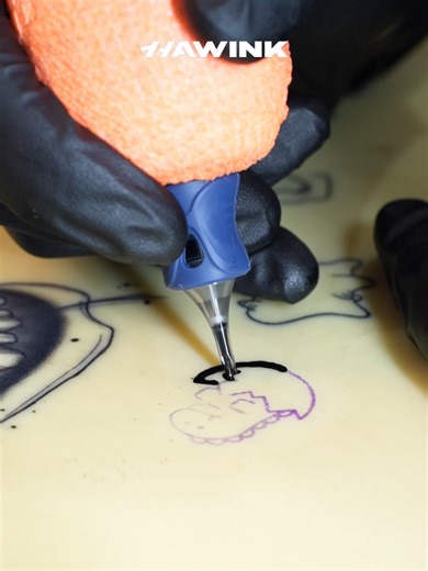 Let’s start today’s tattoo practice together! #TattooArtist #TattooTutorial #HawinkTattoo #TattooNeedles #TattooSkills #tattoobeginner #tattoopractice #tattoo #tattoowork #tattooneedles #HawinkFang #hawinkcartridges #tattoolife