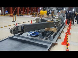 デブリ搬出アーム福島到着 模擬第1原発で確認試験へ