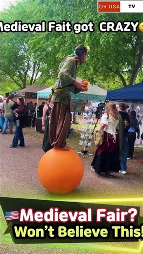 🇺🇸🔥 Insane Balance? Insane Balance Skills at Medieval Fair!😂