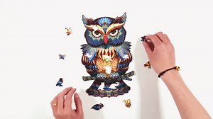 Wooden Jigsaw Puzzles - Monarch Butterfly(100 pcs) Gift Package for Adults and Kids, Unique Animal Shaped Jigsaws, Irregular Wood Cut Puzzle | 6.3"x9.1" (Small)