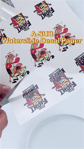Let’s use A-Sub waterslide decal paper to diy your favorite peripherals 🎉💕 Shop link : https://bit.ly/3OAnDyx #asubpaper #handmade #waterslides #waterslidedecal #waterslidefun #waterslidechallenge #minions #coffemug | A-SUB