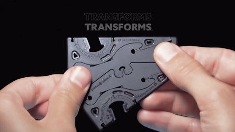 2018 Pocket Tripod Wallet-Size Phone Tripod Compatible with iPhone and Android - Universal Kit (Matte Black)