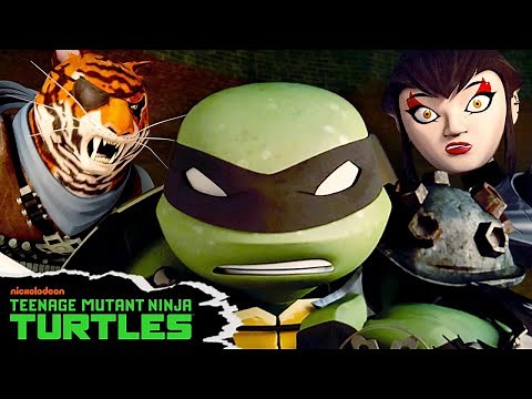 Can the Ninja Turtles and Karai Defeat Tiger Claw? 🐯 | "Broken Foot" Full Scene | TMNT