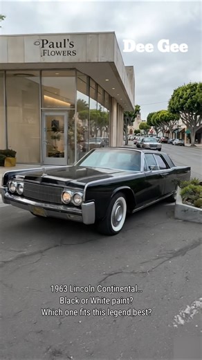 1963 Lincoln Continental…Black or White paint?