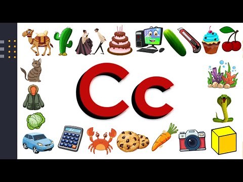LETRANG C - MGA SALITANG NAGSISIMULA SA LETRANG Cc / TUNOG NG ALPABETONG FILIPINO