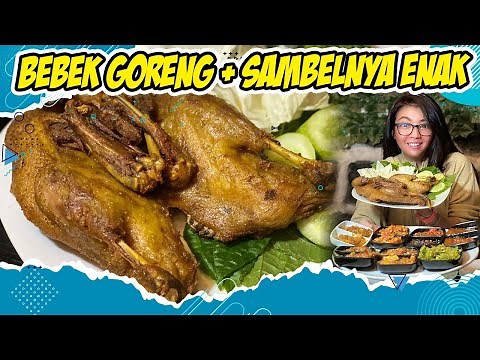 BEBEK GORENG+SAMBELNYA ENAK | BEBEKE OM ARIS BOGOR