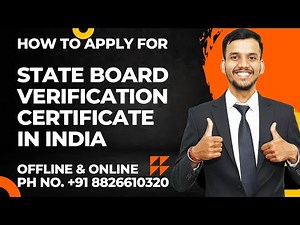 How to get your State Board Verification Certificate for DGCA Computer Number? All Detail | Fly High
