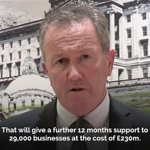 5.7K views · 186 reactions | We’re giving 100% rates relief to small businesses until March 2022 and supporting workers to get back to work safely and businesses to recover. Conor Murphy MLA Finance Minister | Sinn Féin Ireland | Facebook