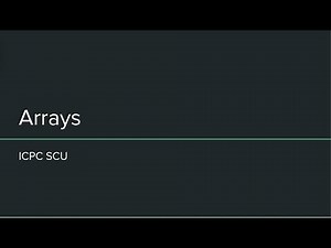 Arrays